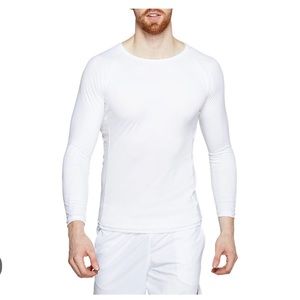 ASICS The LONG SLEEVED PERFORMANCE TEE M/M WHITE